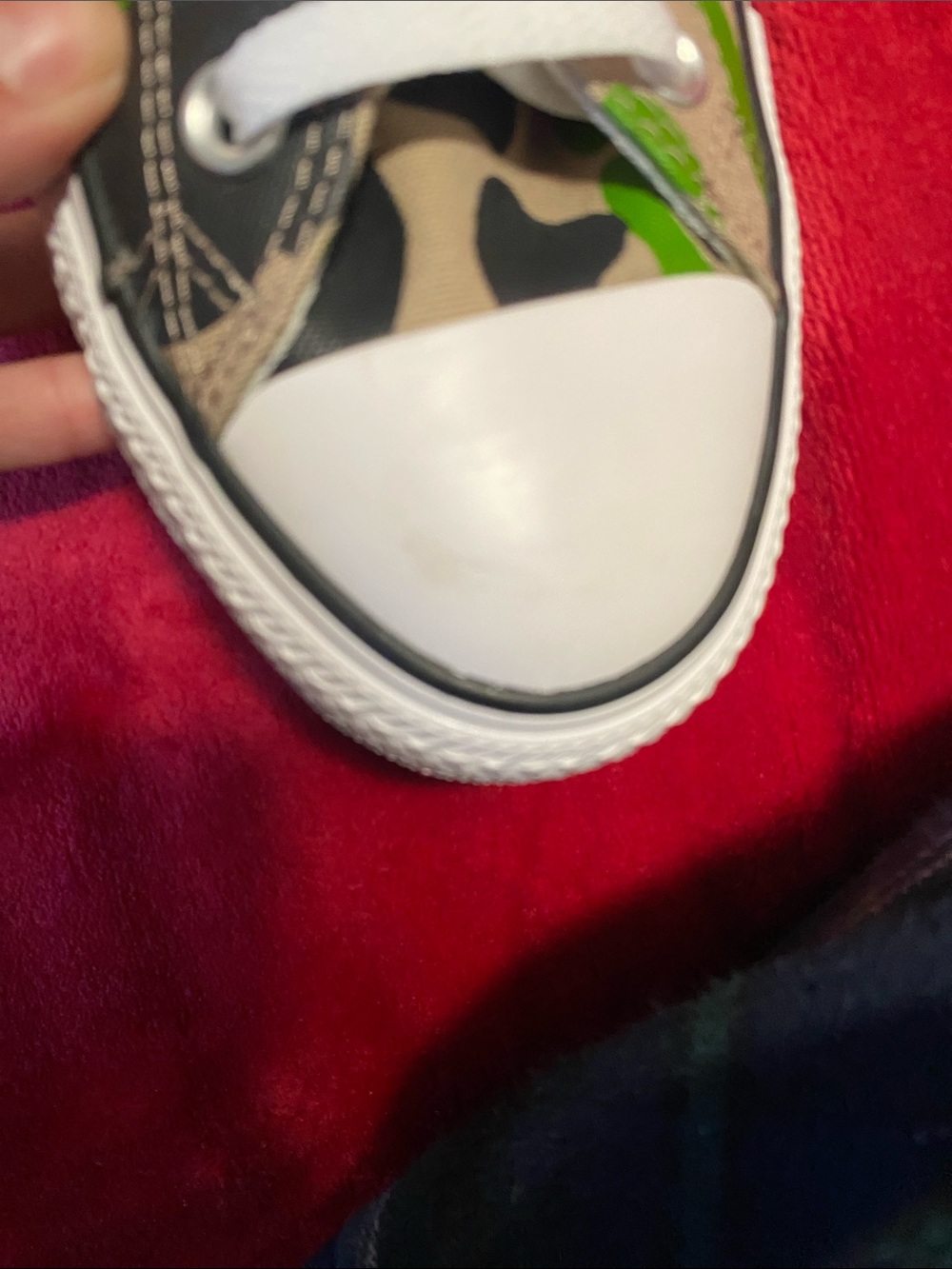 Converse High Top Sneakers - Green Camo - Picture 5 of 5